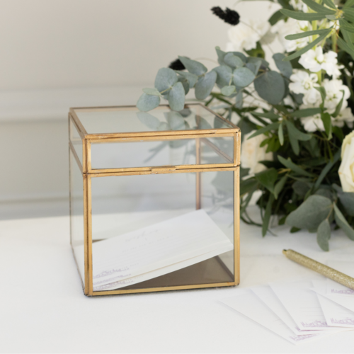 glazen wensbox wishes cards geschikt voor bruiloft decoratie