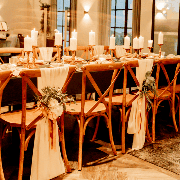 kaarsenstandaards kaarsenstandaards voor herfst bruiloft, tafelstyling voor 21-diner of ceremonie
