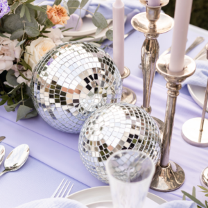 discobal zilver geschikt voor tafel styling
