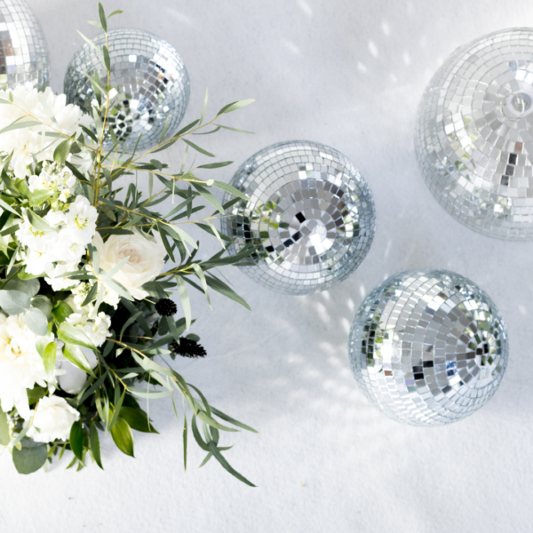 discobal zilver geschikt voor 21 diner decoratie
