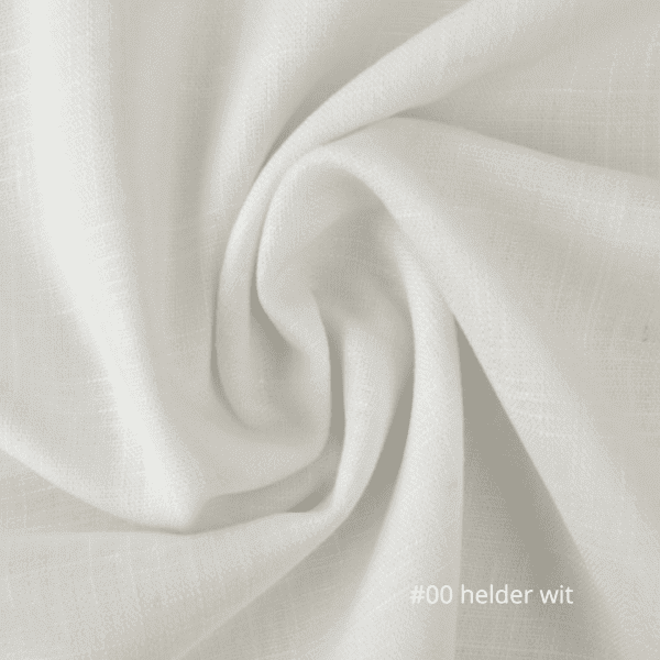 #00 helder wit linnen stof geschikt voor tafelkleden bruiloft decoratie helder wit