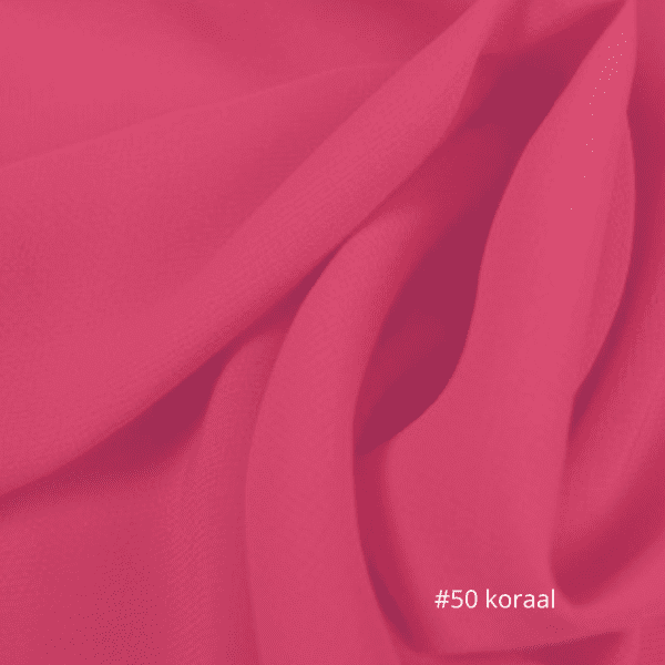 #50 koraal #50 koraal decoratie stof geschikt voor bruiloft tafelloper stof