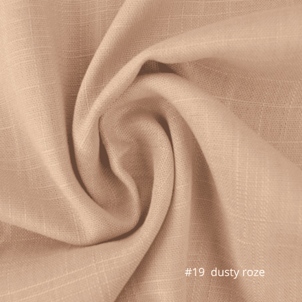 #19 dusty roze linnen stof geschikt voor tafelkleden bruiloft decoratie dusty roze