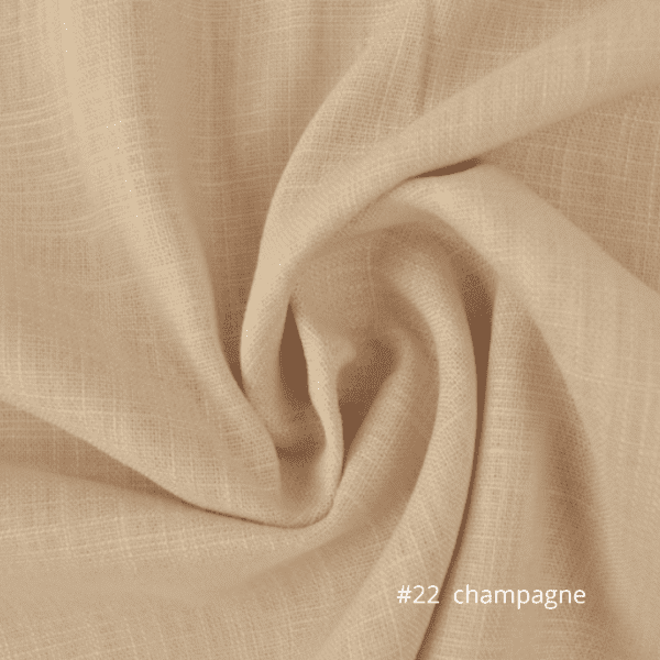 #22 champagne linnen stof geschikt voor tafelkleden bruiloft decoratie champagne