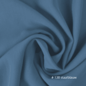 #138 staalblauw #138 staalblauw decoratie stof geschikt voor bruiloft tafelloper stof