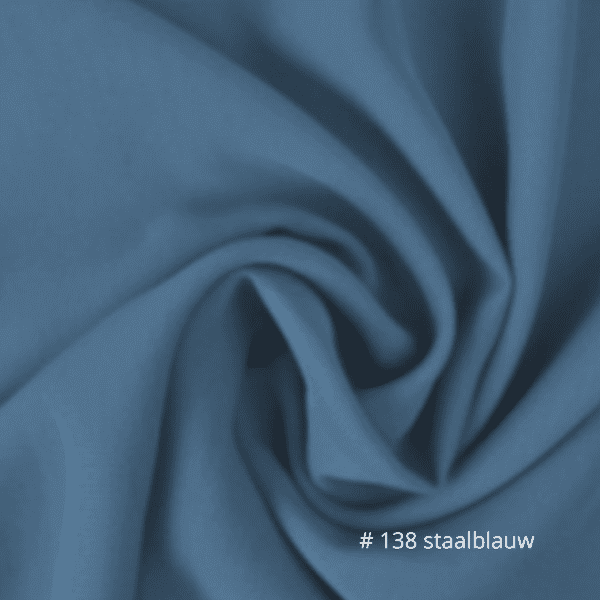 #138 staalblauw #138 staalblauw decoratie stof geschikt voor bruiloft tafelloper stof