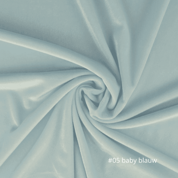 #05 babyblauw fluweel stof geschikt voor kerst diner tafelkleed baby blauw velvet