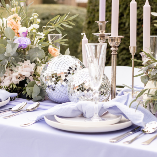 luxe champagneglas voor 21-diner