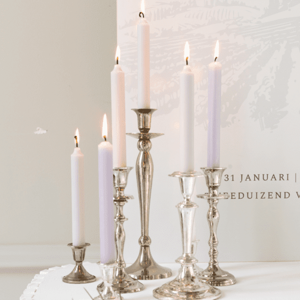 zilveren kandelaren zilveren kandelaren geschikt voor bruiloftdecoratie
