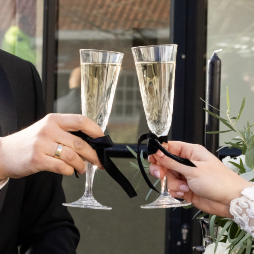 champagne flute geschikt voor bruiloftdecoratie