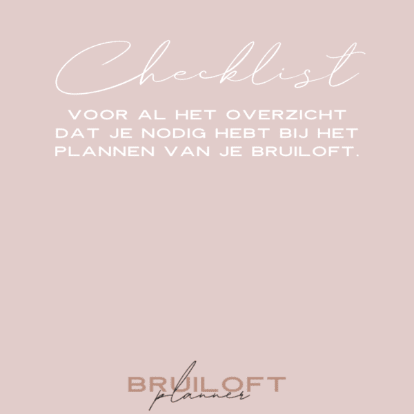 checklist bruiloftplanner checklist draaiboek bruiloft plannen wedding plannen organiseren to do's