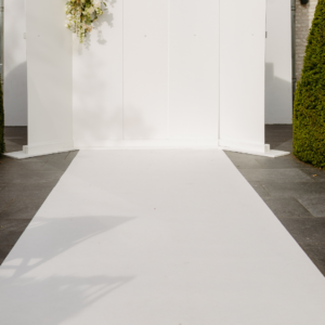 witte loper geschikt voor bruiloft decoratie