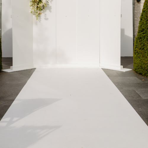 witte loper geschikt voor bruiloft decoratie