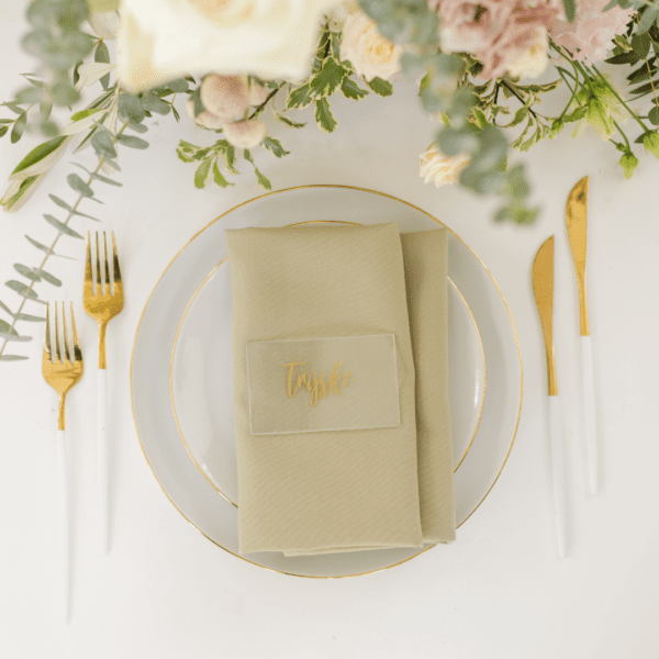 servet sage groen servet sage groen geschikt voor 21-diner decoratie