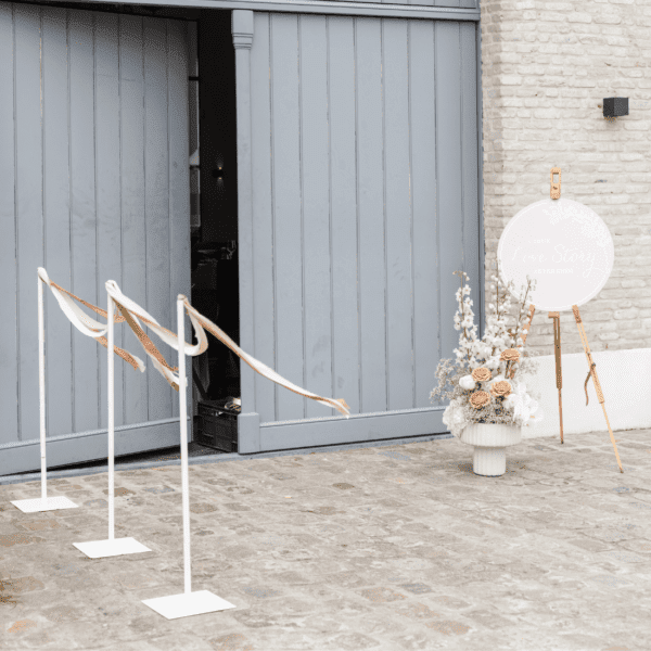 afzetpaaltjes wit Afzetpaaltjes bruiloft geschikt voor bruiloft decoratie