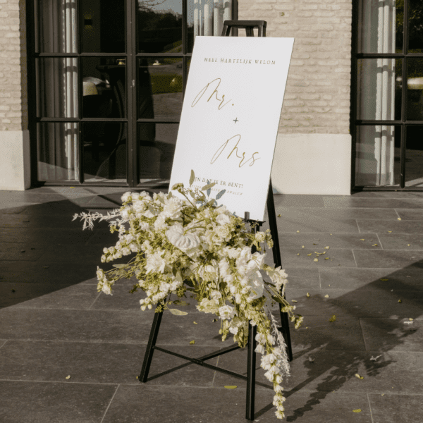 schildersezel metaal zwart schildersezel zwart geschikt voor bruiloftdecoratie