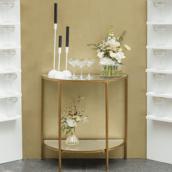 tafeltje goud tafeltje goud geschikt voor bruilfot en event decoratie