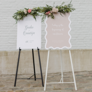 schildersezel geschikt voor bruiloftdecoratie
