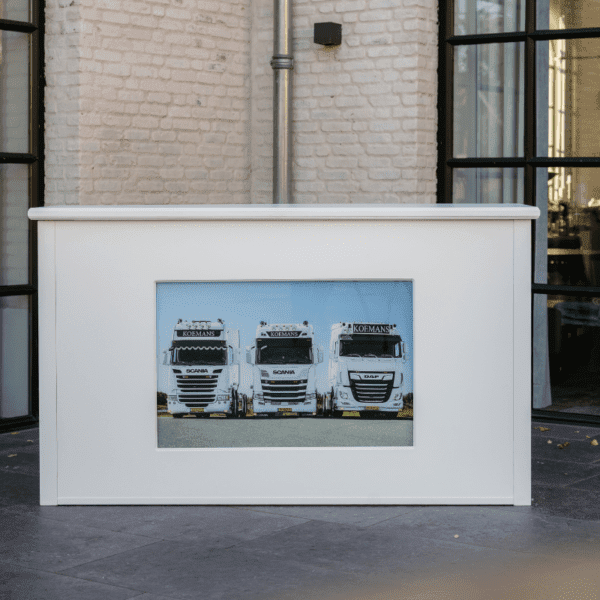 inklapbare bar wit geschikt voor bruiloft decoratie