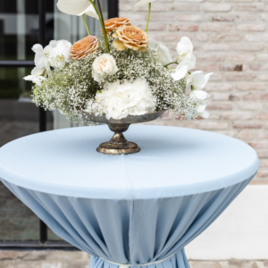 statafelrok blauw geschikt voor babyshower decoratie