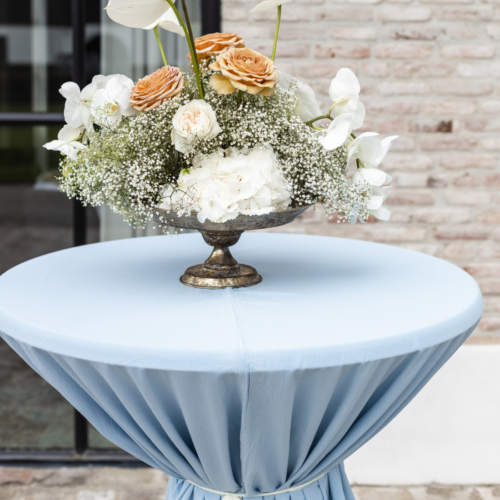 statafelrok blauw geschikt voor babyshower decoratie