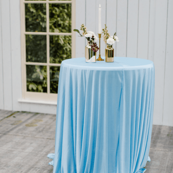 statafelhoes babyblauw statafelhoes baby blauw lichtblauw geschikt voor decoratie bruiloft