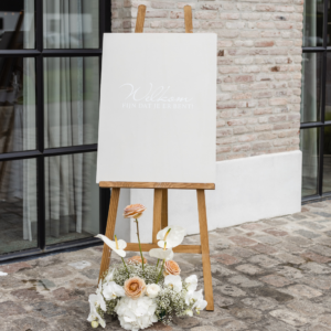 schildersezel hout geschikt voor bruiloft decoratie