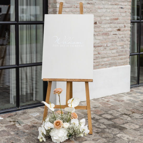 schildersezel hout geschikt voor bruiloft decoratie