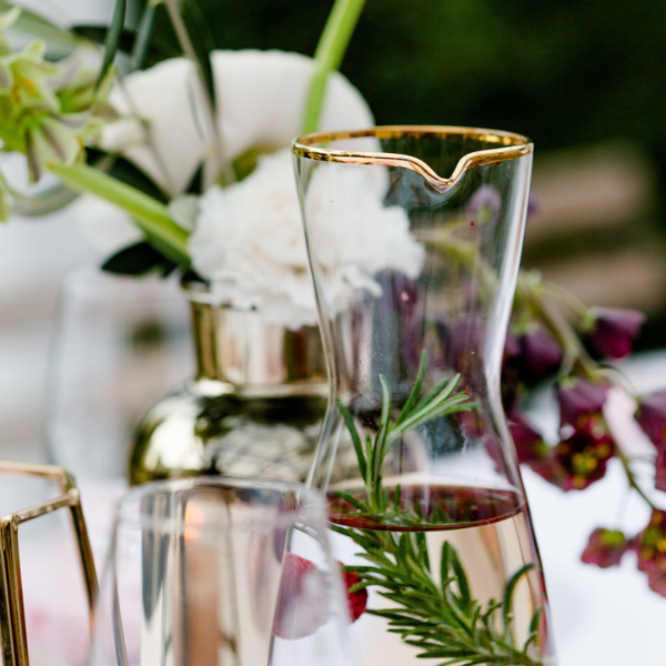 waterkan gouden rand waterkan gouden rand geschikt voor decoratie bruiloft