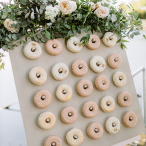 donutbord bruiloft