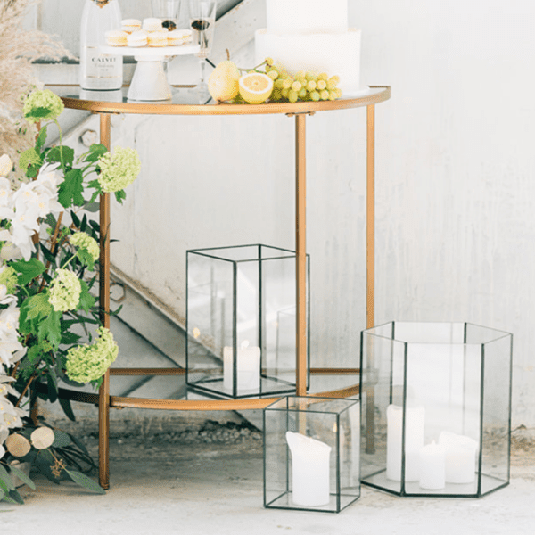 kubus windlicht zwart windlicht kubus geschikt voor bruiloft decoratie