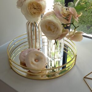dienblad spiegelglas goud dienblad spiegelglas goud geschikt als decoratie bruiloft
