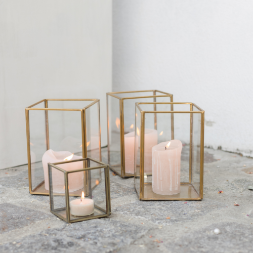 waxinelicht goud glas geschikt voor bruiloft decoratie