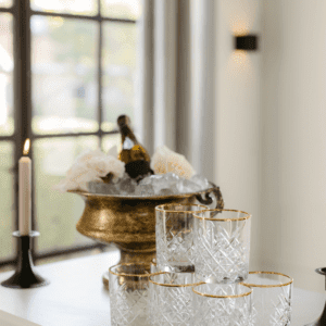 champagnekoeler goud geschikt voor bruiloft decoratie champagnekoeler