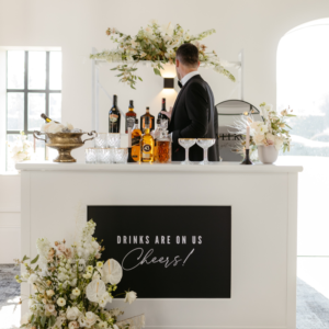 aankleding bar bruiloft