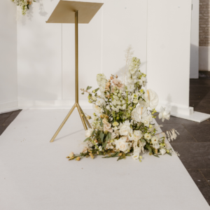 entree welkomsloper wit geschikt voor bruiloftdecoratie