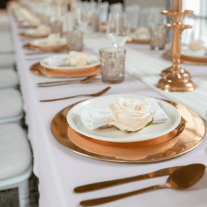 diner aankleding koper diner aankleding koper geschikt voor bruiloft decoratie