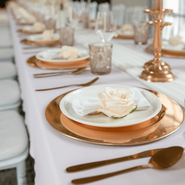 diner aankleding koper diner aankleding koper geschikt voor bruiloft decoratie