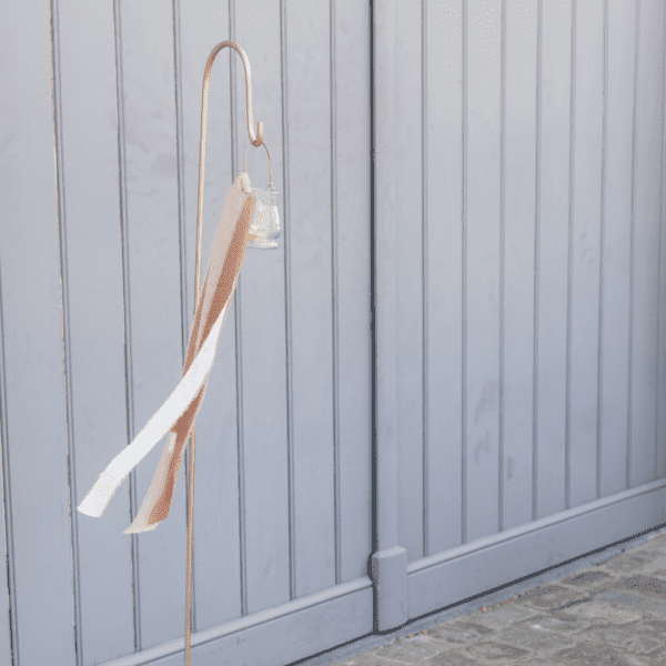 tuinsteker goud herderstaf goud tuinsteker met haak goud geschikt voor bruiloft decoratie