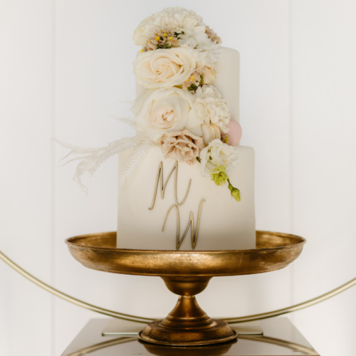 gouden schaal bruiloft decoratie etagere goud