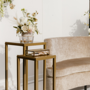 productpresentatie goud decoratie
