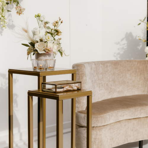 productpresentatie goud decoratie