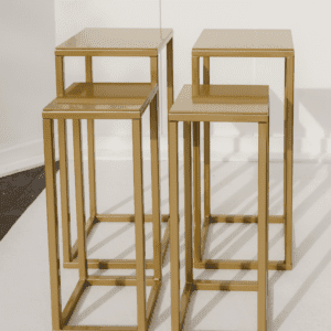 sokkels zuilen goud sokkels / zuilen goud presentatie geschikt voor bruiloft decoratie