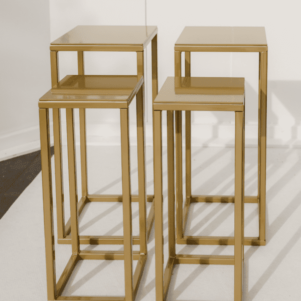 sokkels zuilen goud sokkels / zuilen goud presentatie geschikt voor bruiloft decoratie