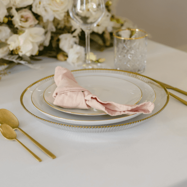 servet oud roze servet oud roze decoratie bruiloft