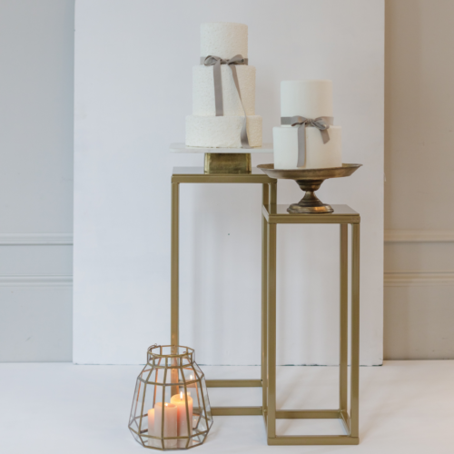 Sokkels goud geschikt voor bruiloftdecoratie