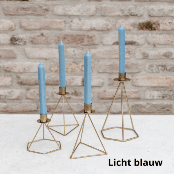 dinerkaars blauw dinerkaarsen in diverse kleuren blauw geschikt voor bruiloft decoratie
