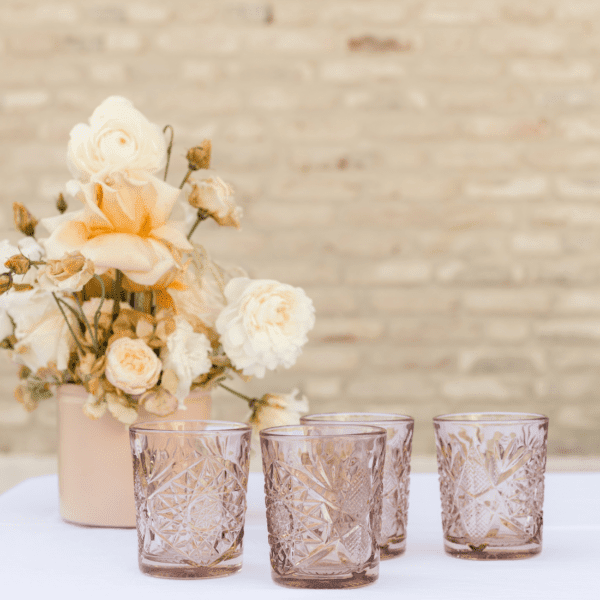 roze glazen roze glas bruiloft geschikt voor bruiloft decoratie