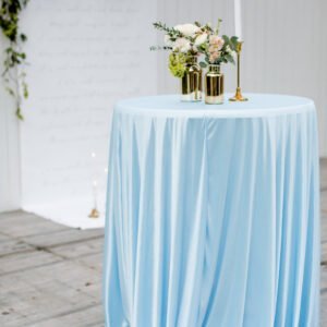 statafel rok baby blauw statafelrok geschikt voor babyshower decoratie blauw