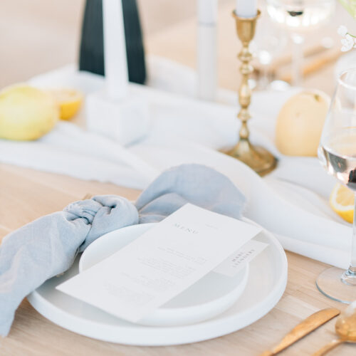 transparante tafelloper wit huren bruiloft aankleding tafels diner